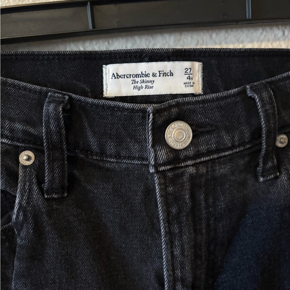 Abercrombie & Fitch Dark Wash High Rise Jeans